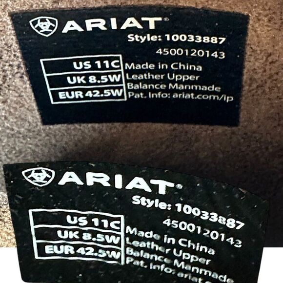 Ariat Goldie Distressed White Western Cowboy Boots Women’s 11 C Wide 10033887 - Picture 10 of 12